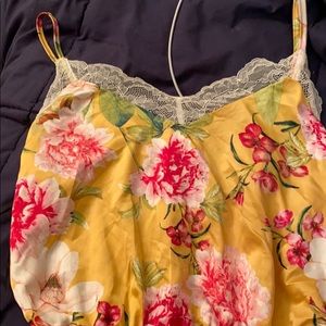 NWT Floral lace romper